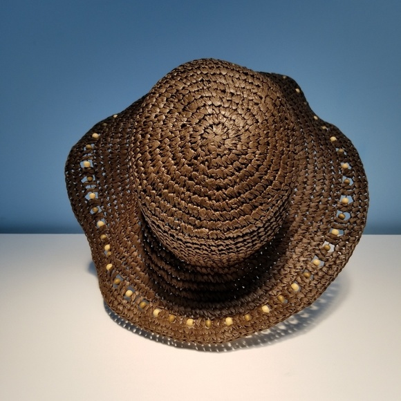 Beaded sun hat. - Picture 4 of 5